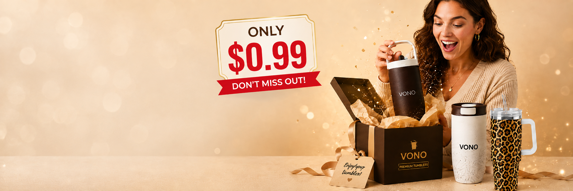 VonoCup Mystery Tumbler Surprise Offer